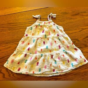 Cat & Jack Multicolor Pineapple Print Dress